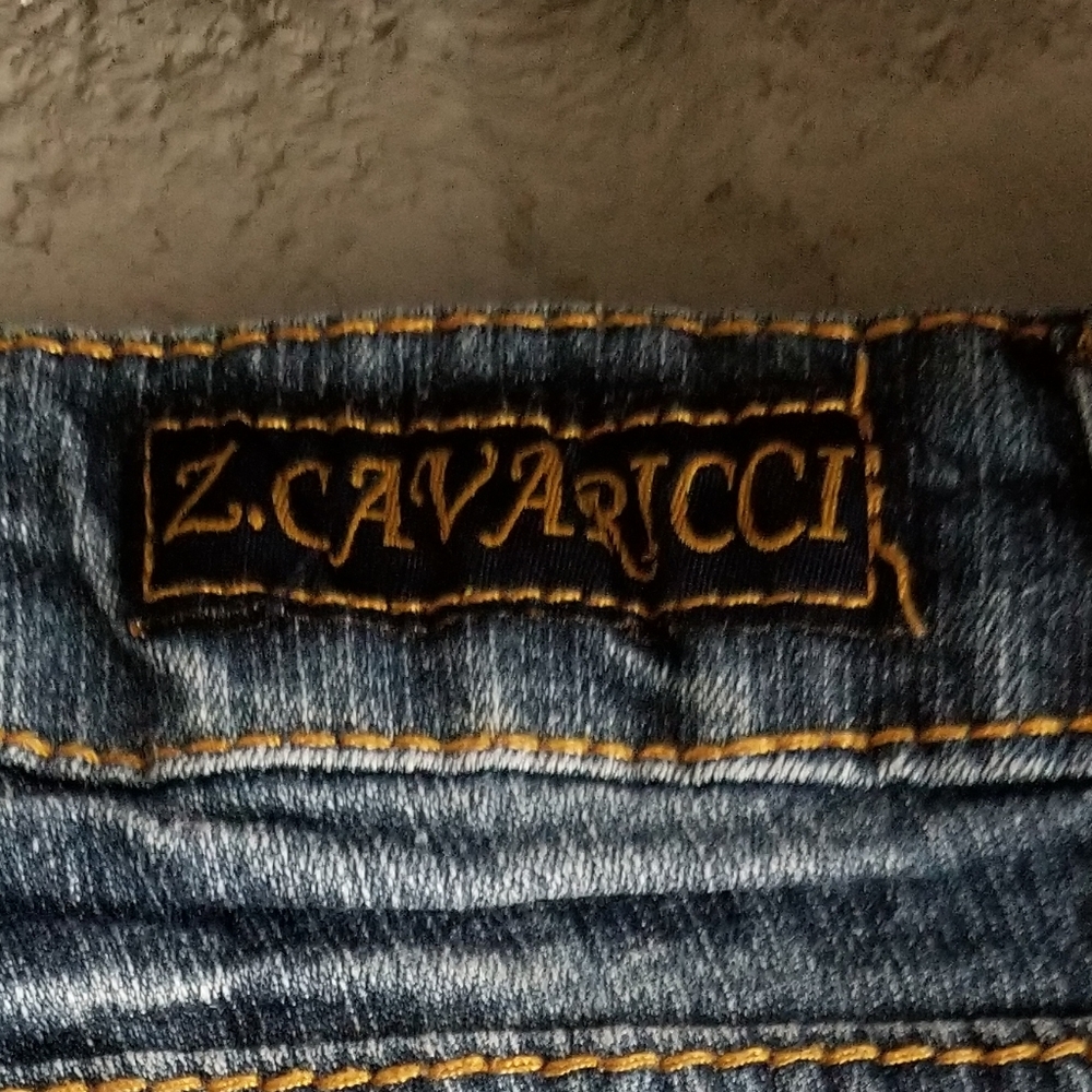Z. CAVARICCI acid wash cut off shorts girls sz 14 - Picture 8 of 11
